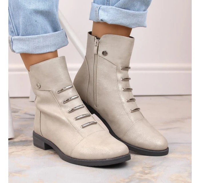 Jezzi W JEZ52K Glitter zateplené čižmy