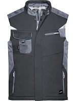 JN 825 Pracovní zimní softshellová vesta Strong model 22491302 black/carbon - Daiber JN 825 Pracovní zimní softshellová vesta Strong model 22491302 black/carbon - Daiber
