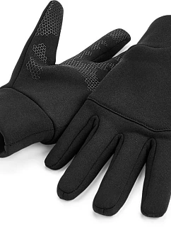 Beechfield B 310 Softshellové športové rukavice 53.0310 čierne