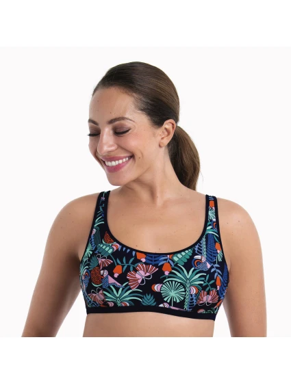 Štýl Laila Top Care Vrchný diel plaviek 6525-1 tmavo modrá - Anita Care