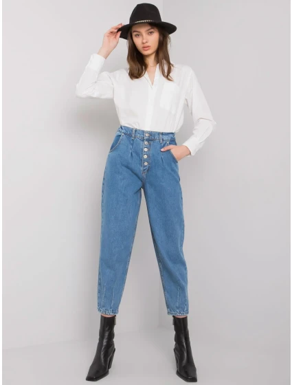 Džínsové nohavice MR SP 5180.35 modrá