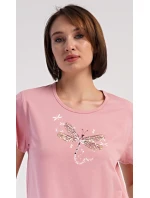 Dámske domáce šaty s krátkymi rukávmi Vanda Dámske domáce šaty s krátkymi rukávmi Vanda