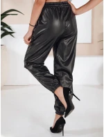 Dámské kožené kalhoty black Dstreet model 21971110 - FashionStreet