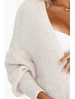 625-1 Cardigan - kardigán s vreckami - béžový 625-1 Cardigan - kardigán s vreckami - béžový