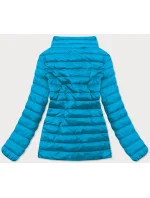 Světle modrá lehká dámská prošívaná bunda model 16279940 - J.STYLE