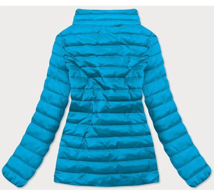 Světle modrá lehká dámská prošívaná bunda model 16279940 - J.STYLE
