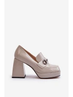 dámské polobotky na podpatku šedé D&A model 21655802 - S.Barski dámské polobotky na podpatku šedé D&A model 21655802 - S.Barski