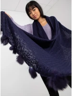 Šál AT SZ E 318.57P tmavo modrá Šál AT SZ E 318.57P tmavo modrá