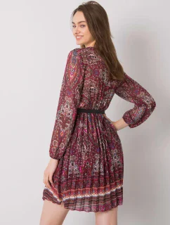 Šaty DHJ SK model 16264922 kaštanová - FPrice