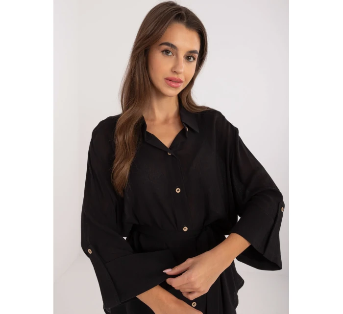 Košeľa LK KS 509698.79 čierna