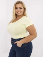 T shirt RV TS model 21072687 jasny żółty - FPrice