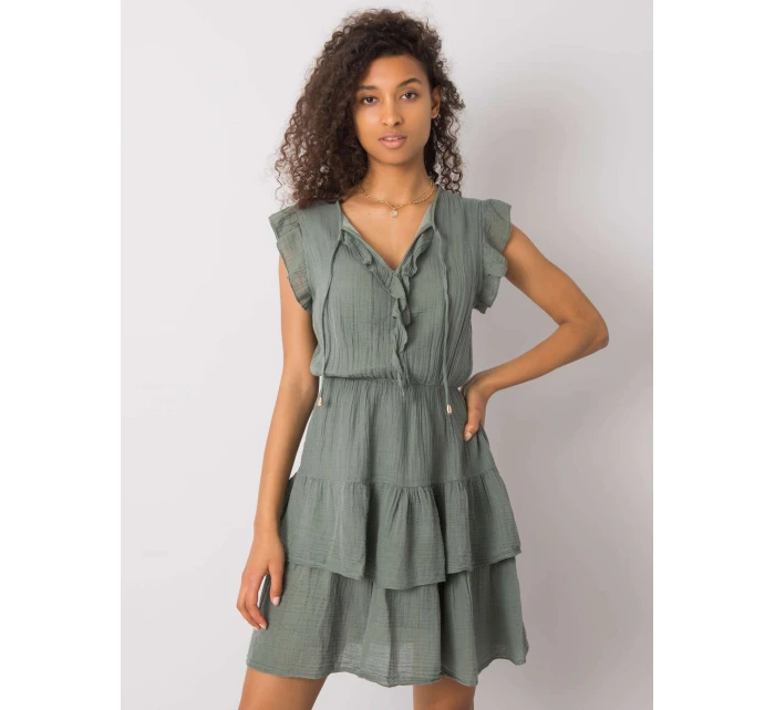 TW SK BI 26594.36P khaki šaty