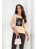 model 21483830 BLOUSE - OFF PINK