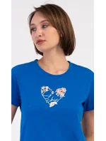 Dámske capri pyžamo Kvety Dámske capri pyžamo Kvety