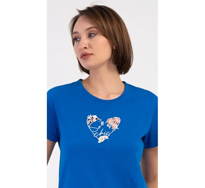 Dámske capri pyžamo Kvety Dámske capri pyžamo Kvety