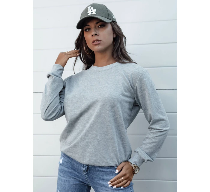 Dámská mikina světle šedá Dstreet model 21978532 - FashionStreet