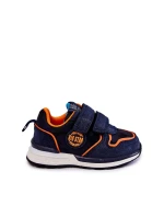 Dětská sportovní obuv na suchý zip Memory Foam System Big Star model 21599209 Námořnická modrá - Big Star Shoes