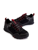 Męskie Niskie Buty Trekkingowe Memory Foam Big Star KK174126 Czarne
