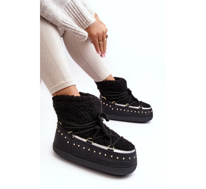 Dámské zateplené zimní sněhule černé model 21637510 - Boto