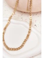 Zlatý náhrdelník ze chirurgické oceli Zlatý náhrdelník ze chirurgické oceli