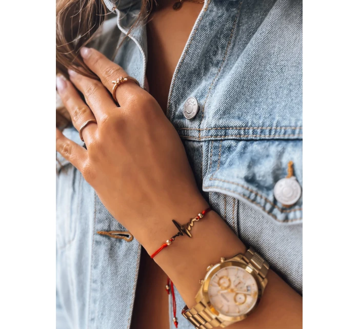 Náramek červený Dstreet model 21969335 - FashionStreet