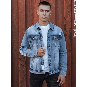 Pánská džínová bunda modrá Dstreet model 21980247 - FashionStreet