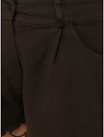 Spodenki damskie jeansowe na z brązowe model 22210602 - FashionStreet Spodenki damskie jeansowe na z brązowe model 22210602 - FashionStreet