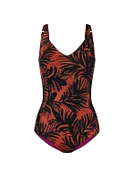 SUMMER PALM - Plavky s kosticami pre tvarovanú podporu Triumph