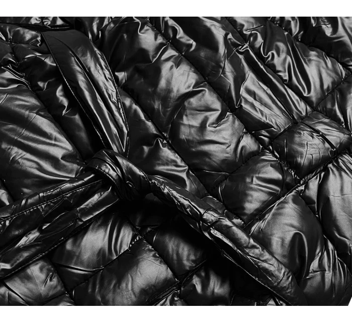 KURTKA PIKOWANA Z KAPTUREM CZARNA model 21245179 - MINORITY