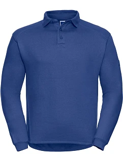 Russell Athletic 012M Pracovná mikina s golierom 12.012M bright royal