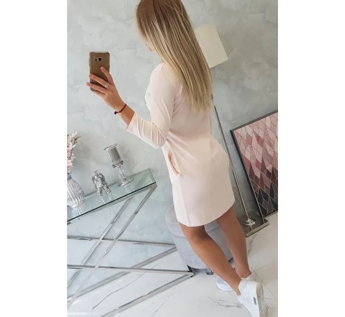 3D mačacie grafické šaty púdrovo ružové 3D mačacie grafické šaty púdrovo ružové