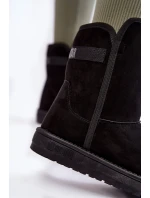 Damskie Wysokie Śniegowce Big Star KK274618 Czarne Damskie Wysokie Śniegowce Big Star KK274618 Czarne