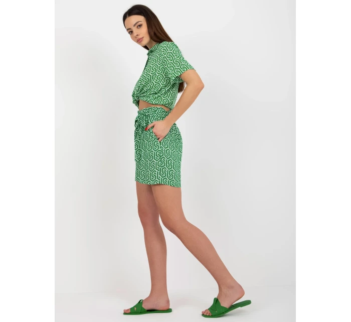 Dámské šortky model 18339410 zelená - FPrice