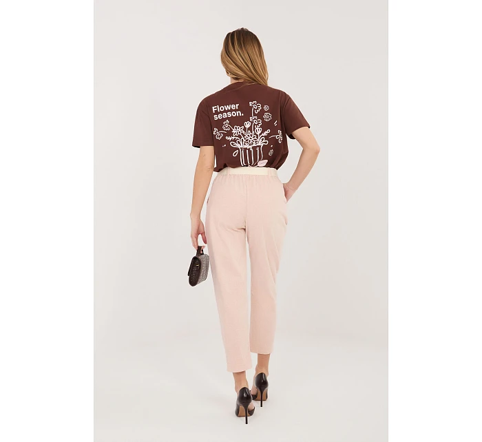 Šnúrové nohavice model 226479 Taliansko Moda