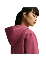 Dámska mikina Nike Studio Fleece Medium Weight, ružová, IM8504 654