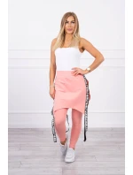 Nohavice/oblek s nápisom marhuľová selfie