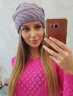 Dámska čiapka Dagmara K332 fialová