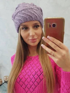 Dámska čiapka Dagmara K332 fialová
