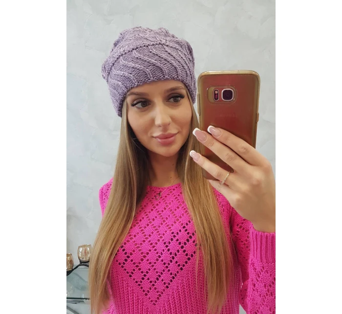 Dámska čiapka Dagmara K332 fialová