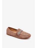 Dámské Mokasíny S Světle Hnědé model 21643335 - Boto Dámské Mokasíny S Světle Hnědé model 21643335 - Boto