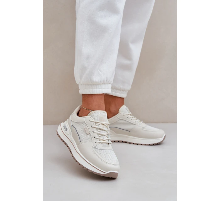 Dámské Tenisky Big Star model 21683893 Světle béžové - Big Star Shoes Dámské Tenisky Big Star model 21683893 Světle béžové - Big Star Shoes