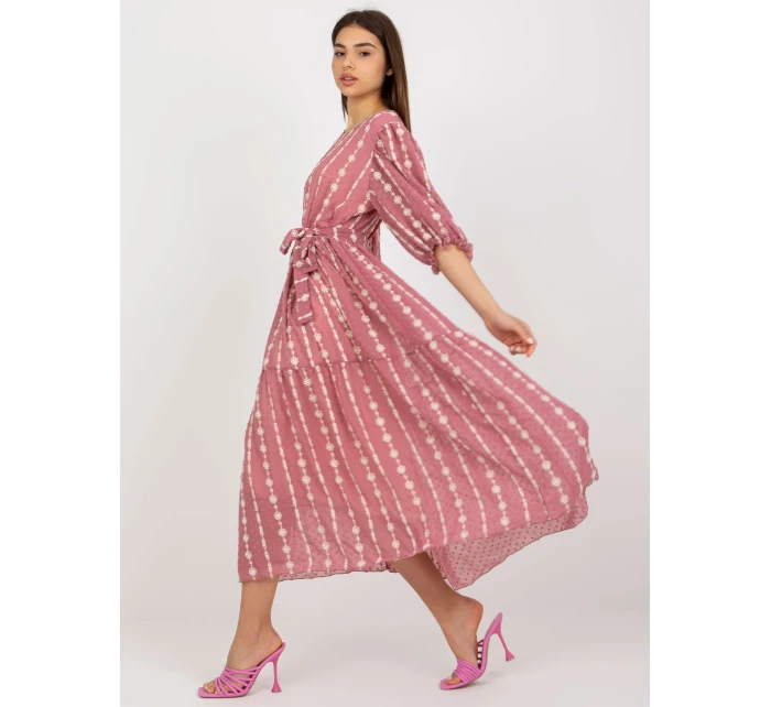 Sukienka LK SK 508963 1.38 ciemny różowy