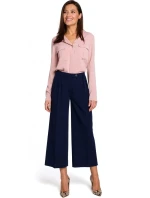 S139 Dámske nohavice Cullotes - tmavo modré