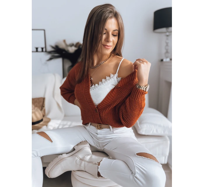 Dámsky sveter MINSTRAL červený FashionStreet MY1612 Dámsky sveter MINSTRAL červený FashionStreet MY1612