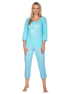 Dámske pyžamo 642 modré - REGINA