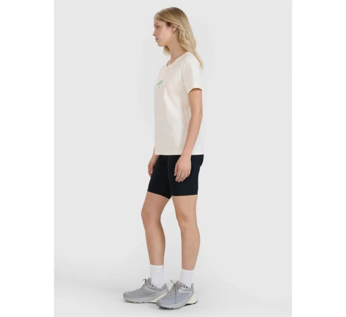 Dámske tričko s potlačou 4F 4FRSS25TTSHF2786-11S