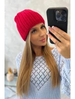 Dámska čiapka Rebecca K345 červená