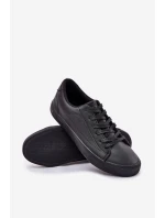 Pánské Klasické Nízké Tenisky Z Eko Kůže Big Star model 21686390 Černé - Big Star Shoes
