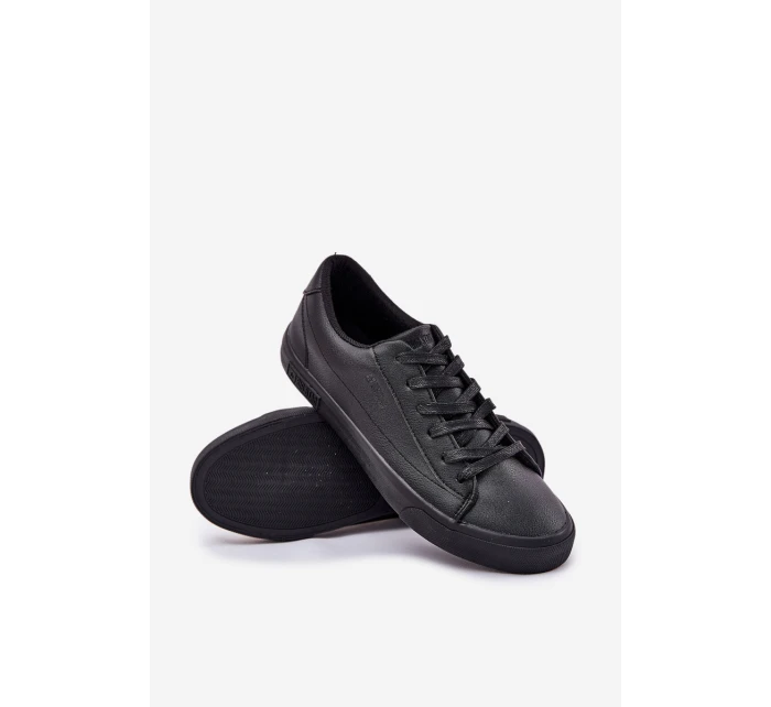 Pánské Klasické Nízké Tenisky Z Eko Kůže Big Star model 21686390 Černé - Big Star Shoes