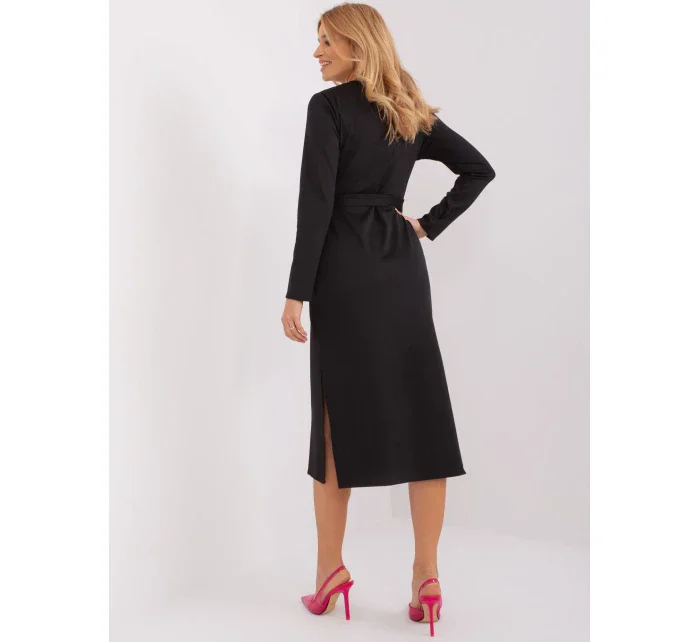 LK SK 509456 šaty.99 čierna LK SK 509456 šaty.99 čierna